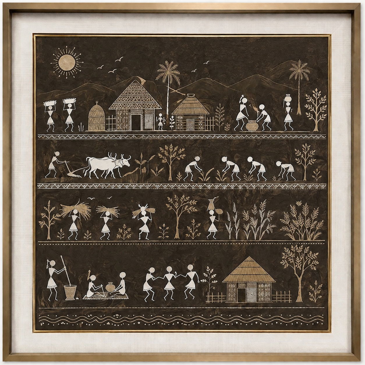 Natural Warli painting