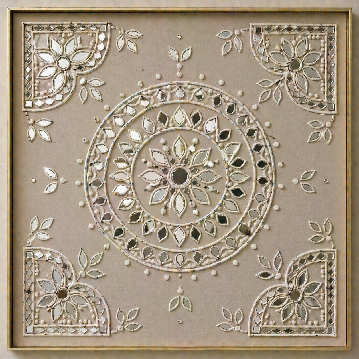 Handmade Lippan Work