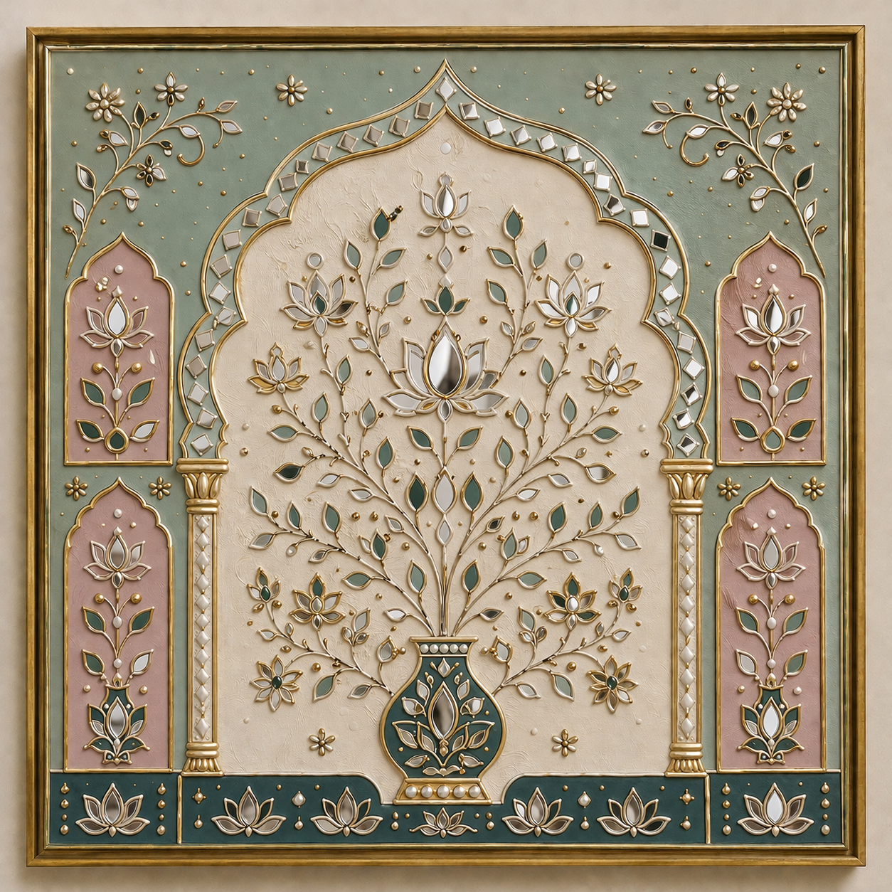 Handmade Lippan Work