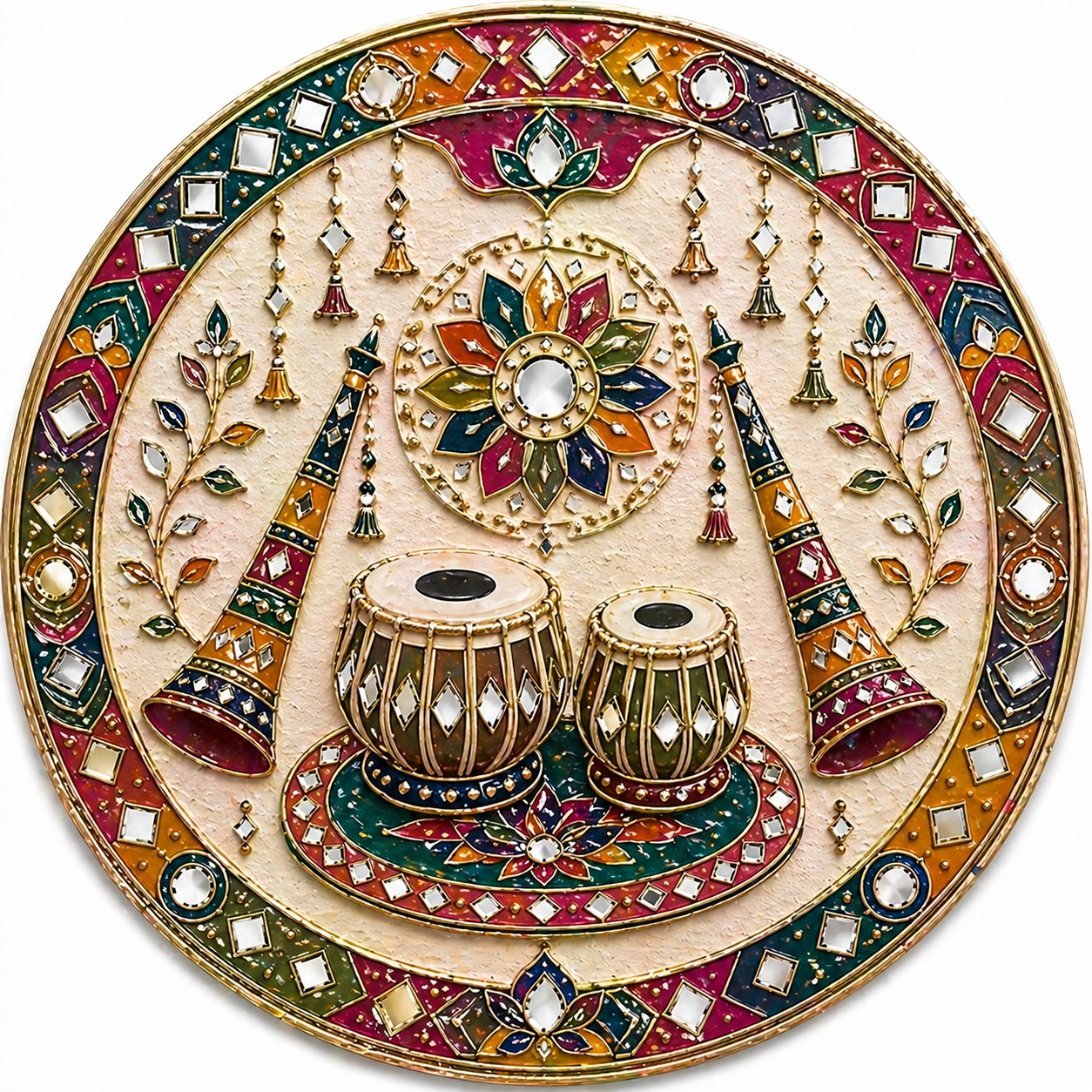 Handmade Lippan Work