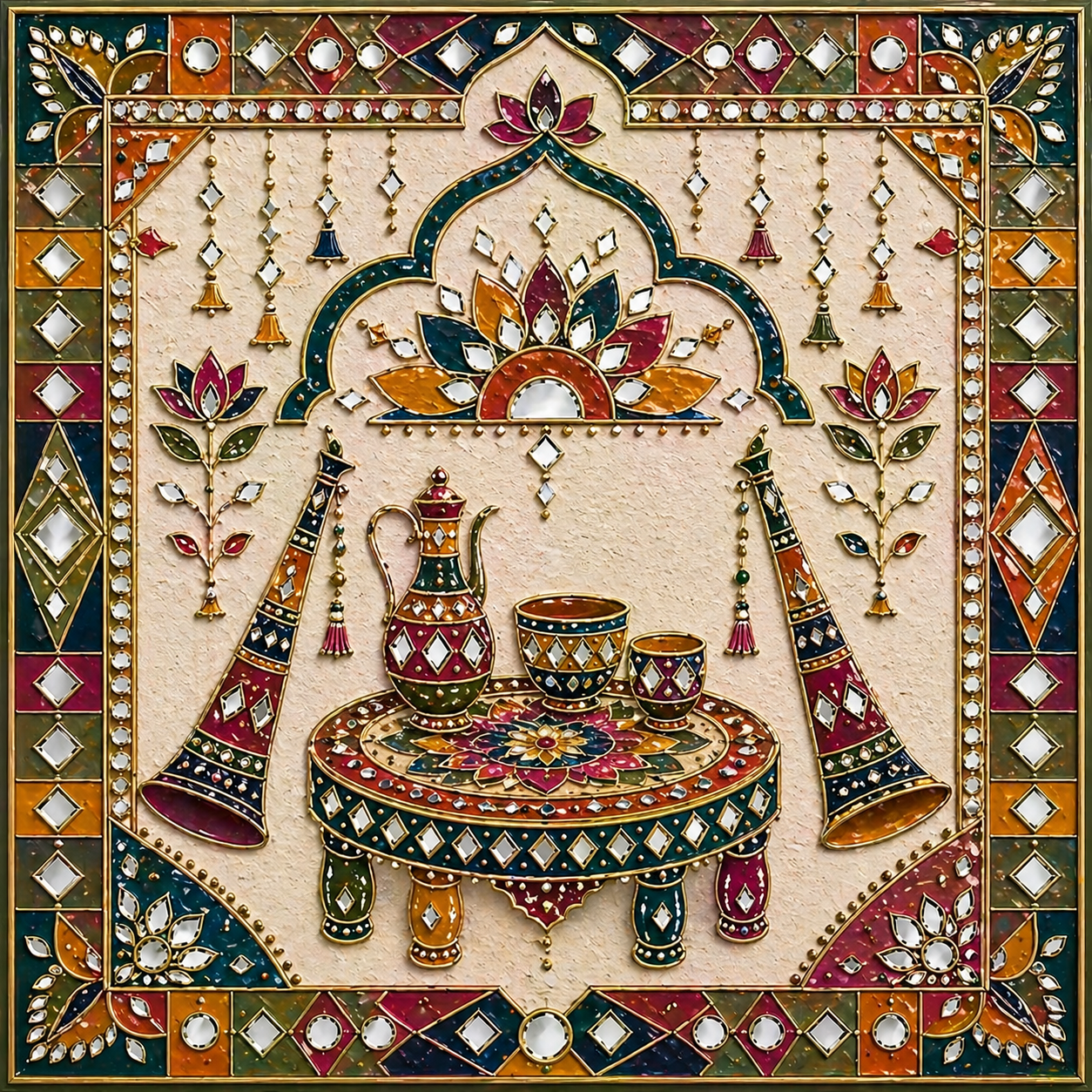Handmade Lippan Kaam