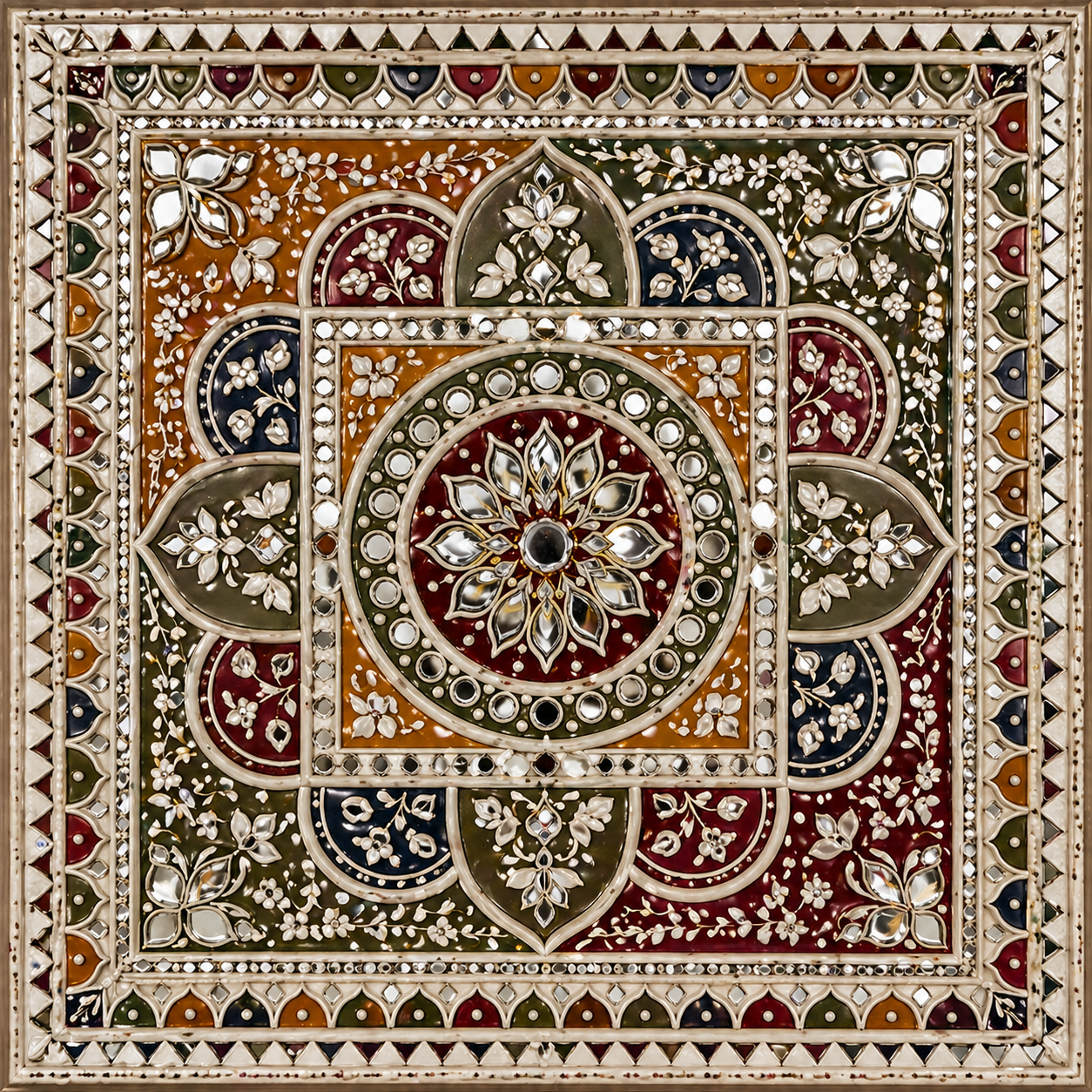 Luxurious Mirror Work