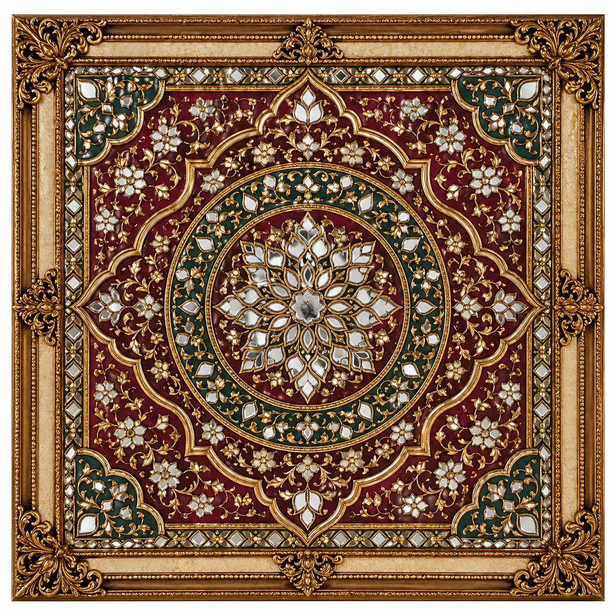 Madala Plaque mirror work