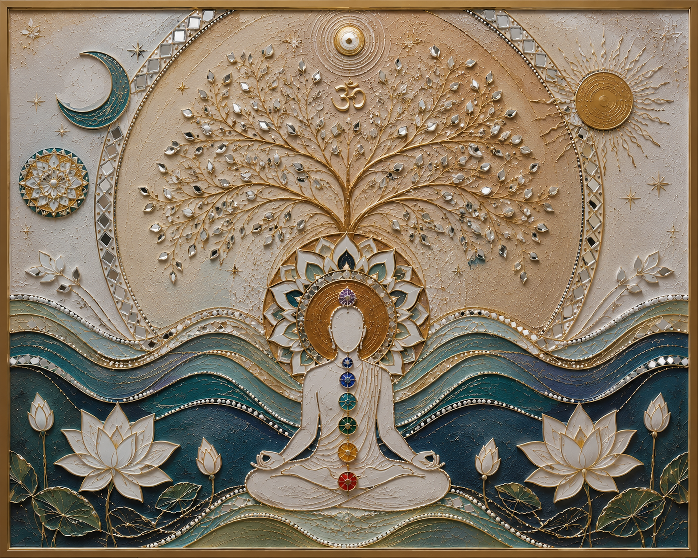 Handcrafted Lippan Work