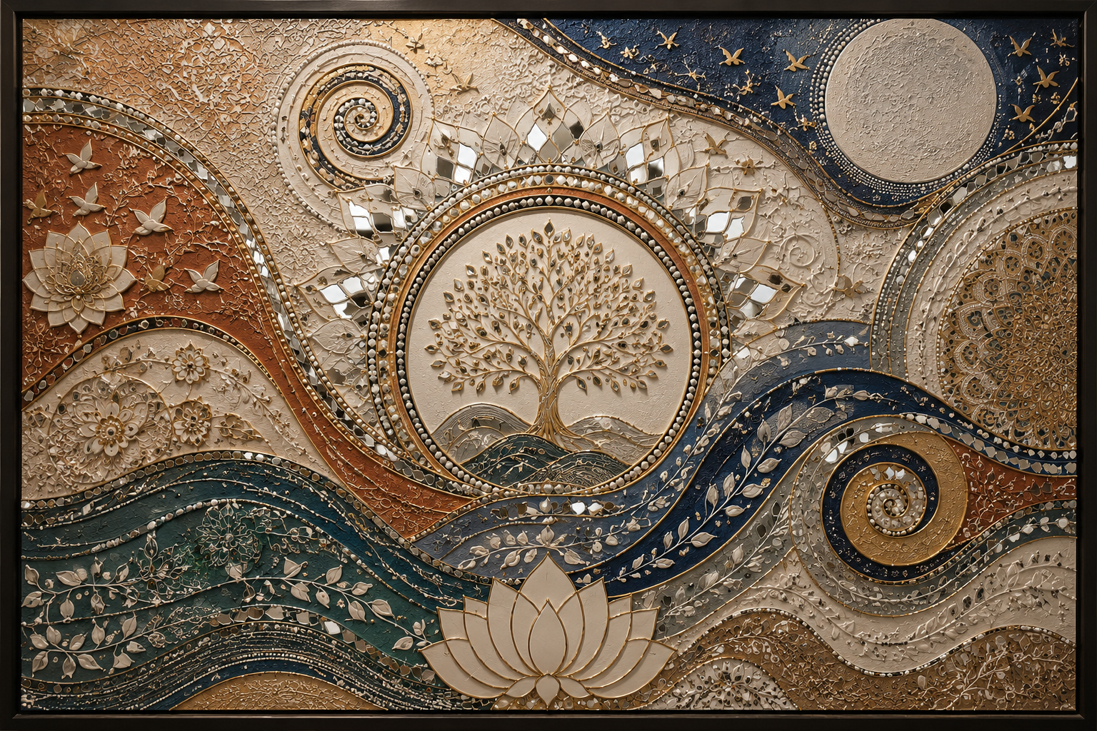 Luxurious Lippan Work