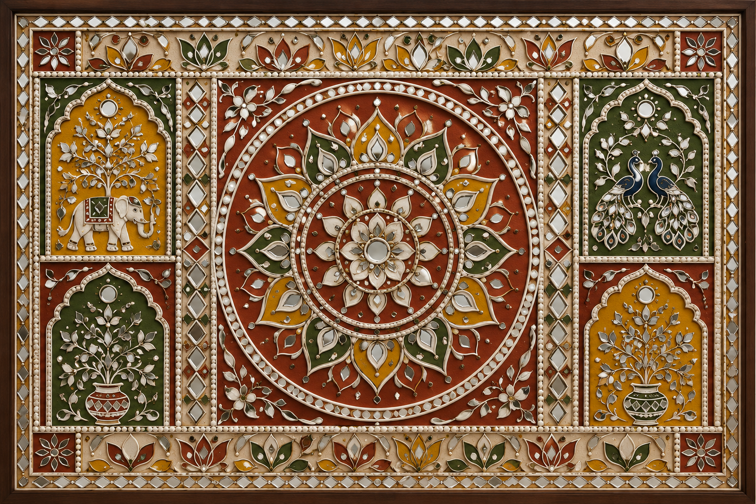 Luxurious Lippan Work