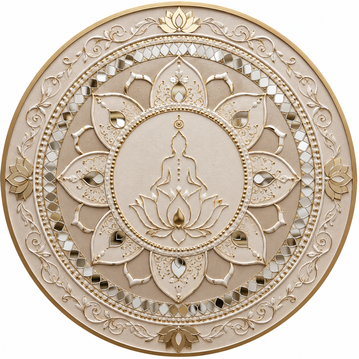 Handcrafted Lippan Work