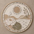 Handcrafted Lippan Art