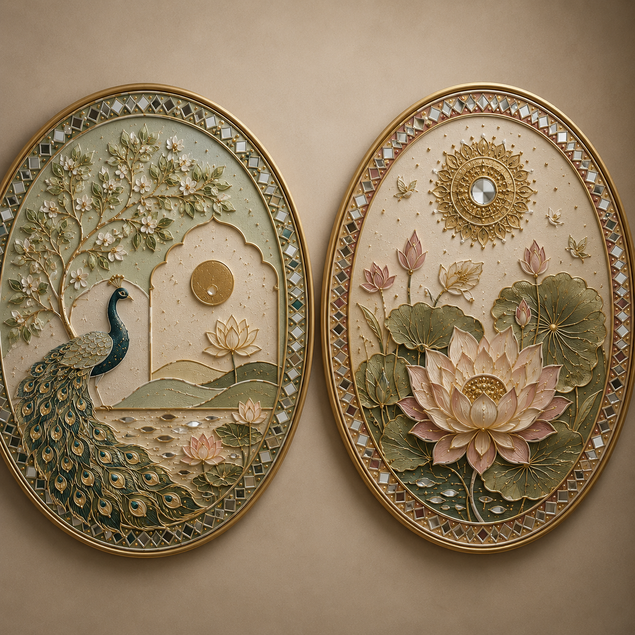 Handcrafted Lippan