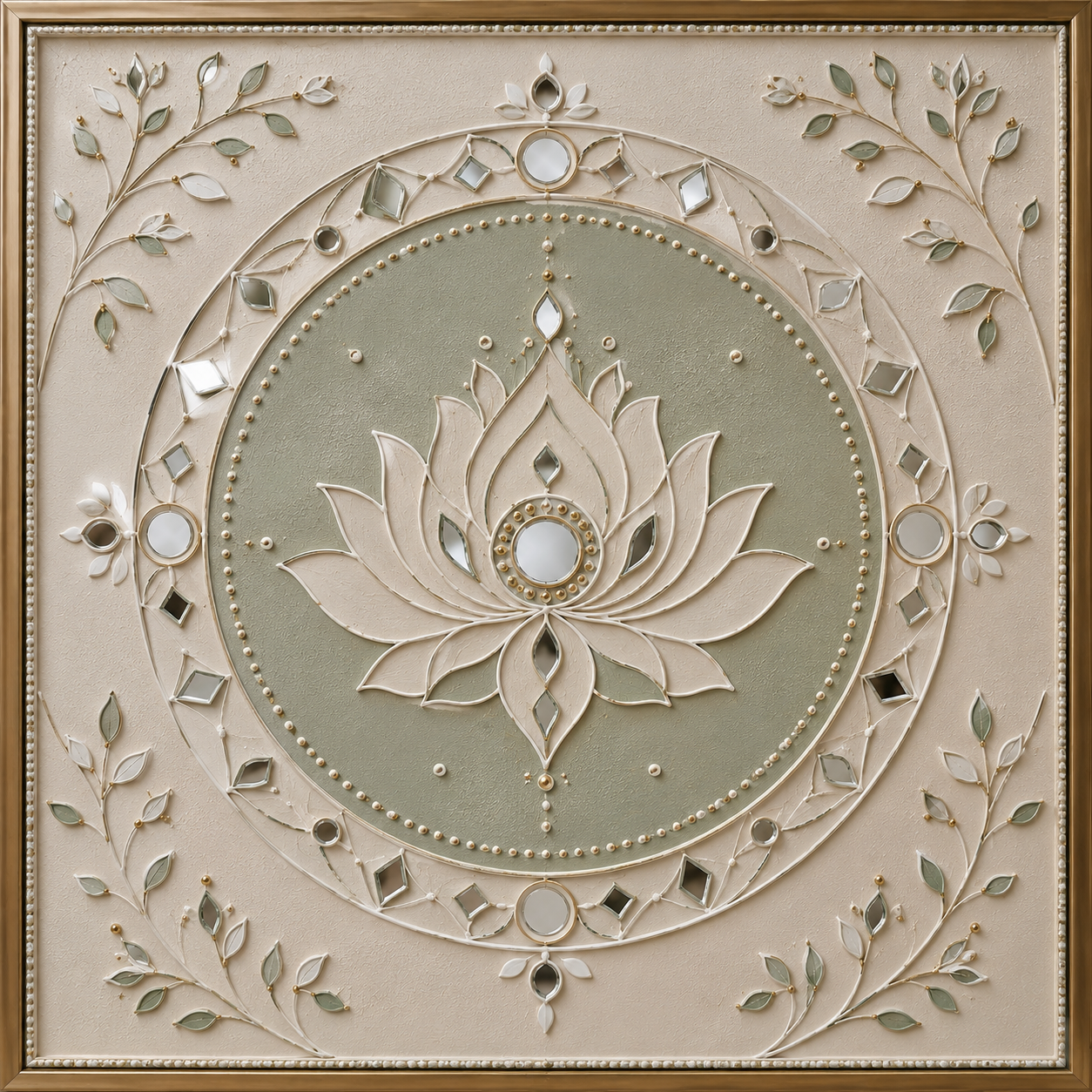 Handcrafted Lippan Work